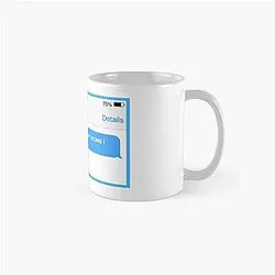 JJ Outer Banks Deny Text Message Sticker, Shirt, Classic Mug