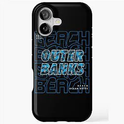 Outer Banks beach party iPhone case