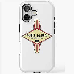 Outer Banks Surf Beach North Carolina iPhone Tough Case
