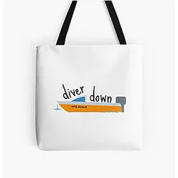 diver down john outer banks All Print Tote Bag