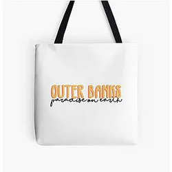 Outer Banks Paradise Earth All Print Tote Bag