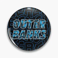 Outer Banks beach party pin
