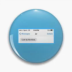JJ and Kiara Outer Banks Text Message Sticker, Merchandise and Shirt Pin