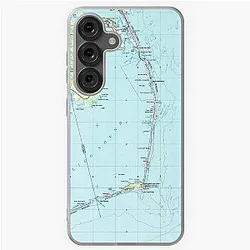Vintage Southern Outer Banks Map 1957 Samsung Galaxy Case