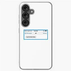 JJ and Kiara Outer Banks Text Message Sticker Merch Shirt Soft Case for Samsung Galaxy