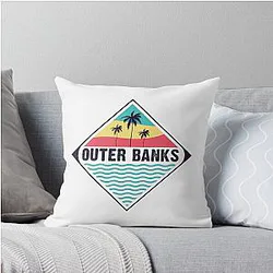 Outer Banks Throw Pillow