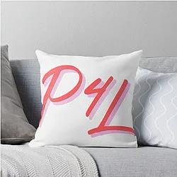 The Pogues for Life JJ Tattoo Pink Version Outer Banks Season 2 Throw Pillow