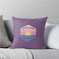 Outer Banks North Carolina Throw Pillow