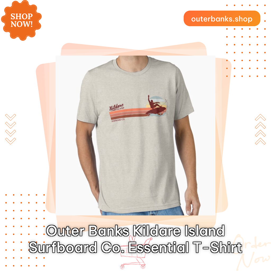 Outer Banks Kildare Island Surfboard Co. Essential T-Shirt