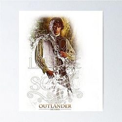 Jamie Fraser - Outlander Some Like It Scottish Poster
