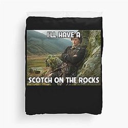 I will have a Scotch Outlander Art film for fans Duvet Cover