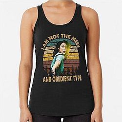 Retro art film for fans Outlander Racerback Tank Top