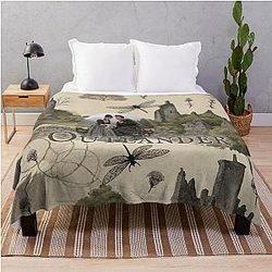 Outlander Sassenach the Soldier Strangers Throw Blanket