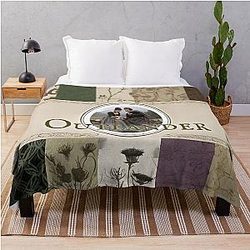 Outlander Sassenach Patterns Throw Blanket
