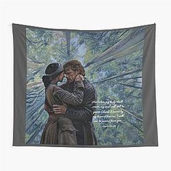 Jamie and Claire Fraser Outlander Tapestry