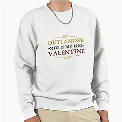 Outlander Is My Valentine Gold Edition Premium Pullover Sweatshirt