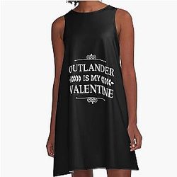 Outlander Is My Valentine A-Line Dress