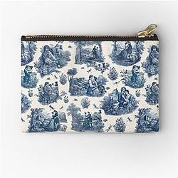 Outlander Toile de Jouy Zipper Pouch