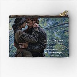 Jamie, Claire and Fraser Outlander Quote Pouch