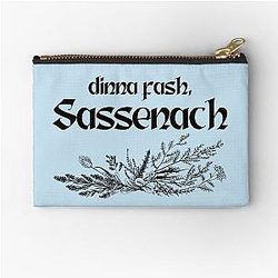 Outlander Dinna Fash Sassenach Zipper Pouch