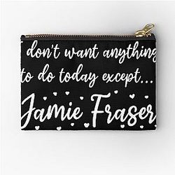Outlander TV Show Book Series Jamie Fraser Zipper Pouch