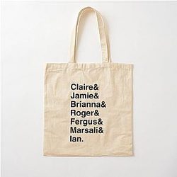outlander character Cotton Tote Bag