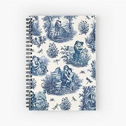 Outlander Toile de Jouy Spiral Notebook
