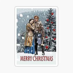 Christmas Outlander Sticker