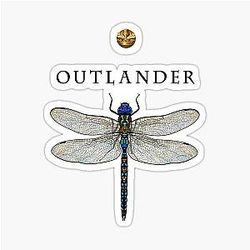 Outlander Dragonfly Sticker