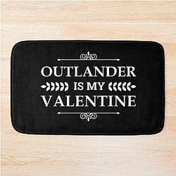 Outlander is my Valentine Bath Mat