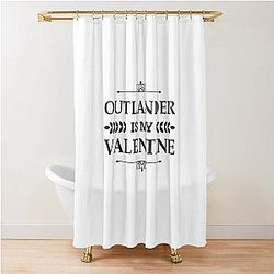 Outlander is My Valentine Shower Curtain