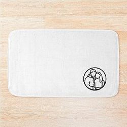 Claire and Jamie Fraser Outlander Minimalist Icon Bath Mat