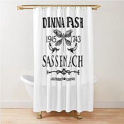 Dinna Fash Lallybroch Scotland Outlander Art Film for Fans Shower Curtain