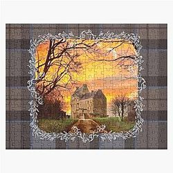 Outlander Take Me to Lallybroch Plaid Jigsaw Puzzle