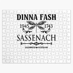 Dinna fash Scotland Outlander art film for fans Jigsaw Puzzle