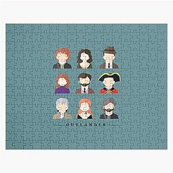 Outlander Characters Fitted Jigsaw Puzzle