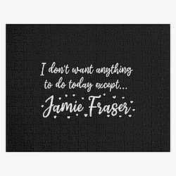 Outlander TV Show Book Series Jamie Fraser Design Puzzle