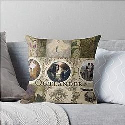 Outlander Patterns Scotland Throw Pillow