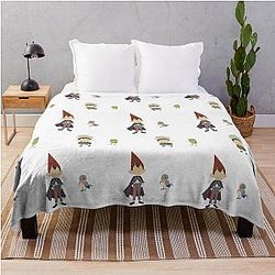 Minimalistisch Garden Wall Throw Blanket