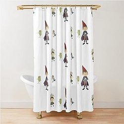Mini Minimalistic Garten Wand Dusche Vorhang