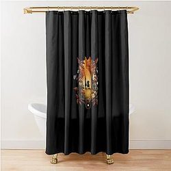 Über die Wand Tier Dusche Vorhang