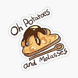 over the garden wall Kartoffeln und Melasse