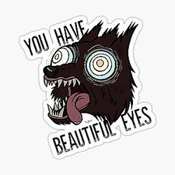 Over the Garden Wall Sie haben schöne Augen Aufkleber