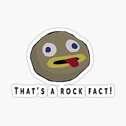Over the Garden Wall Rock Fact Aufkleber