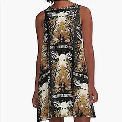 Über die Gartenwand A-Line Kleid