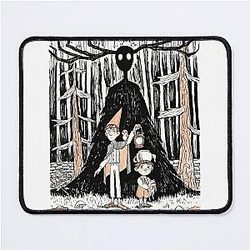 Über die Wand Beast Mouse Pad