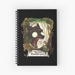 Sie haben schöne Augen über den Garten Spiral Notebook