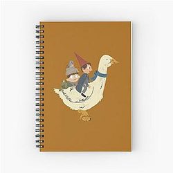 Gooseback Ride Over the Garden Wall Spiral-Notebook