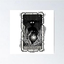 Over The Garden Wall Tarotkarten The Beast Wiccan Poster