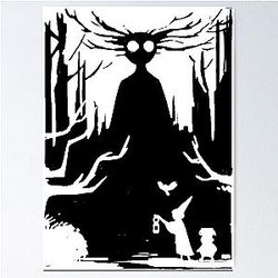 Über den Garten Tier Poster